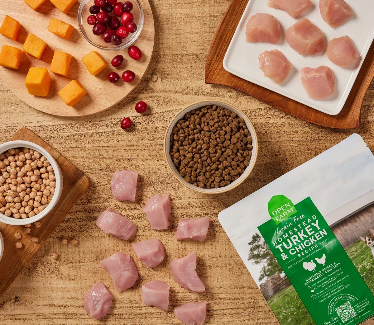 Homestead Turkey & Chicken Grain-Free Cat Kibble
