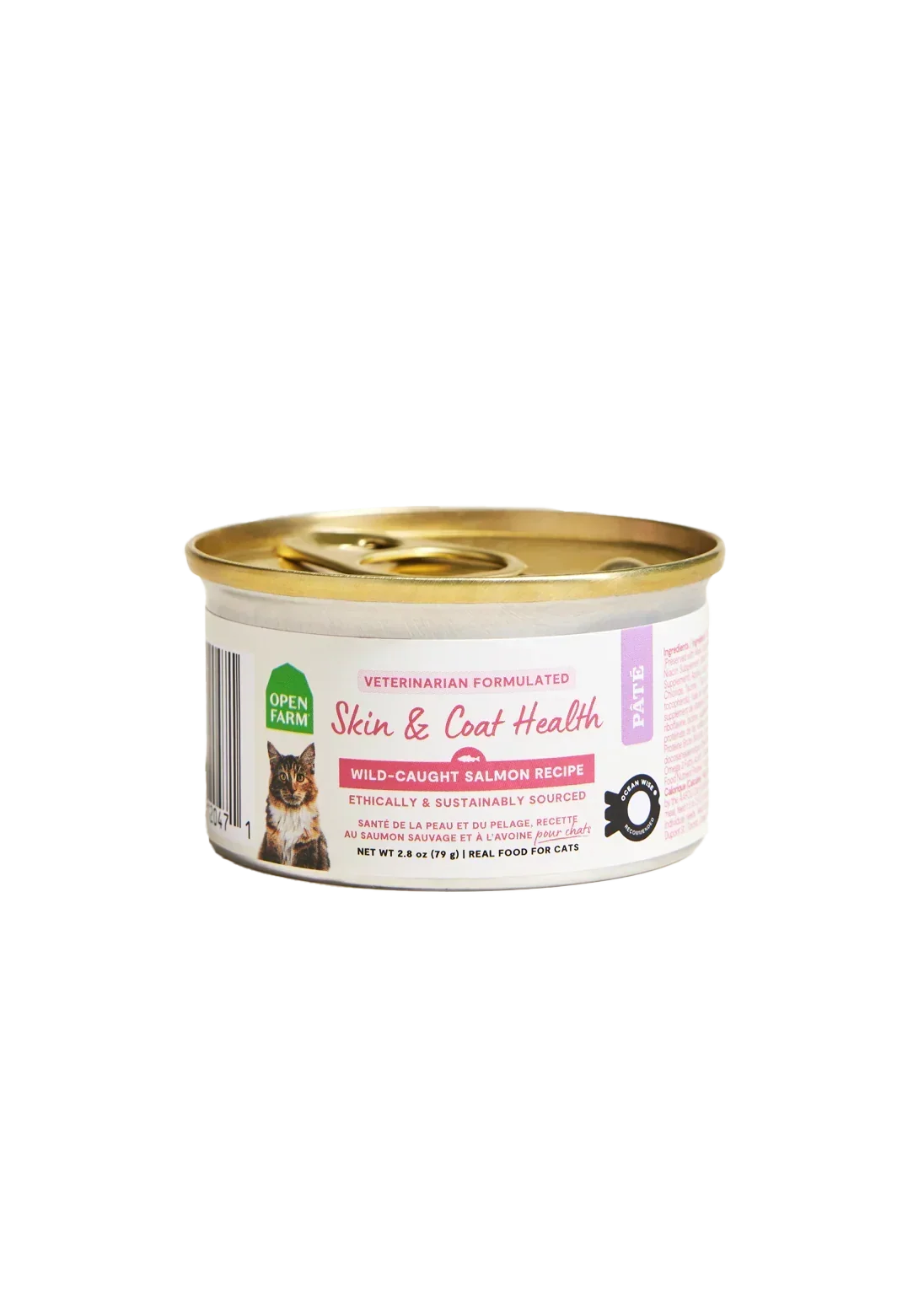Wild-Caught Salmon Skin & Coat Health Pâté for Cats