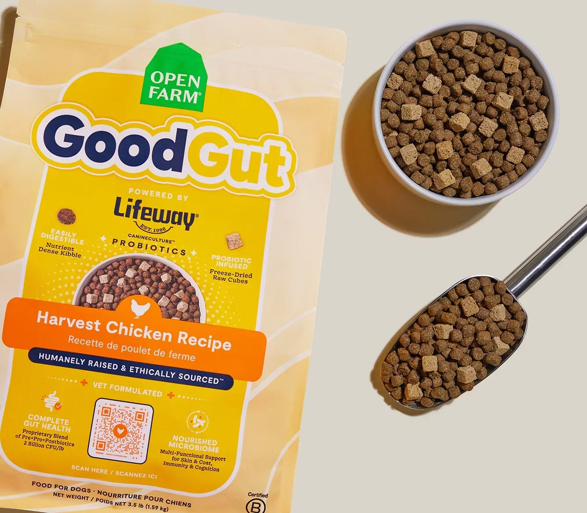 GoodGut Harvest Chicken Dog Kibble