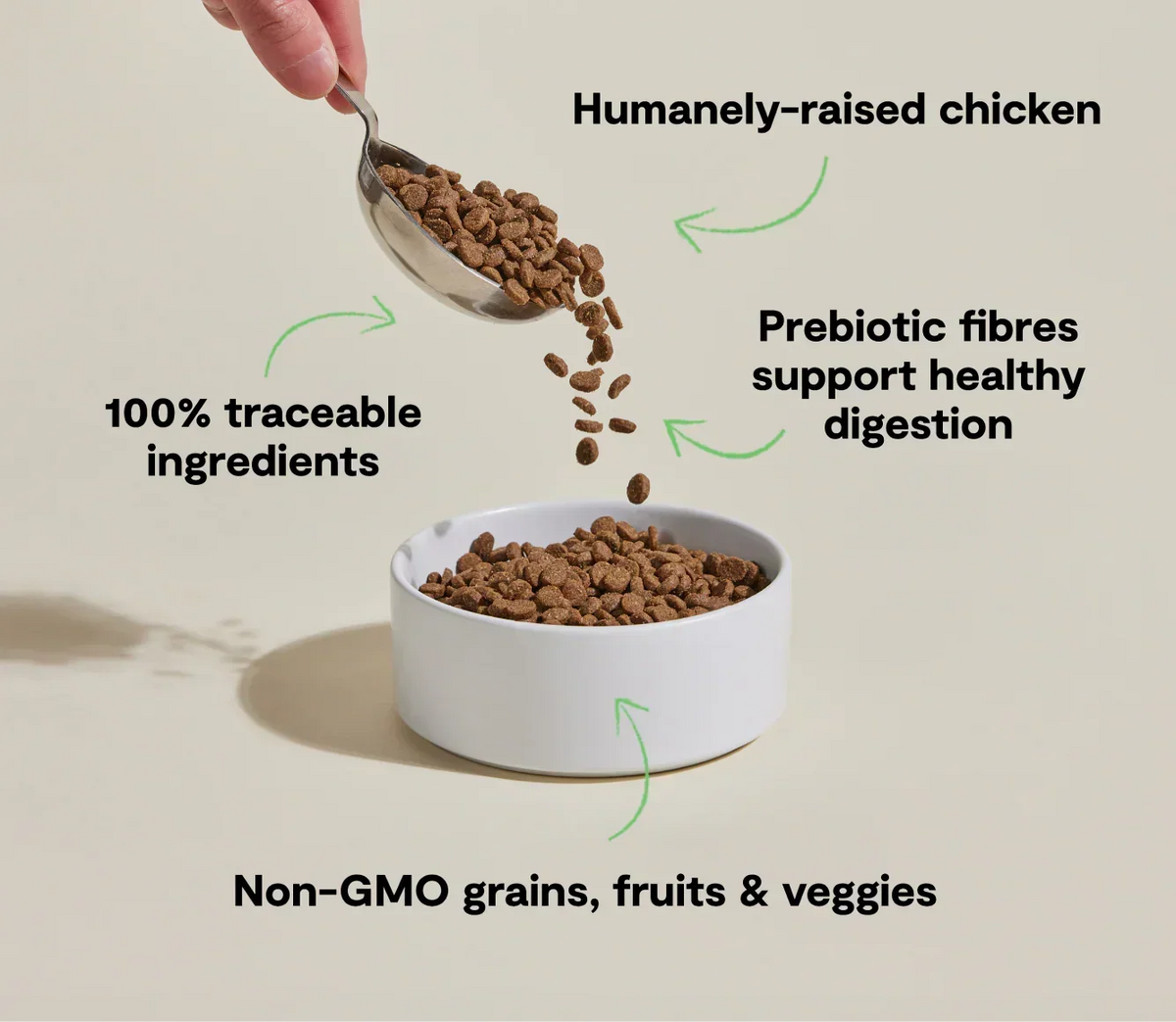 Goodbowl™ Harvest Chicken & Brown Rice Cat Kibble