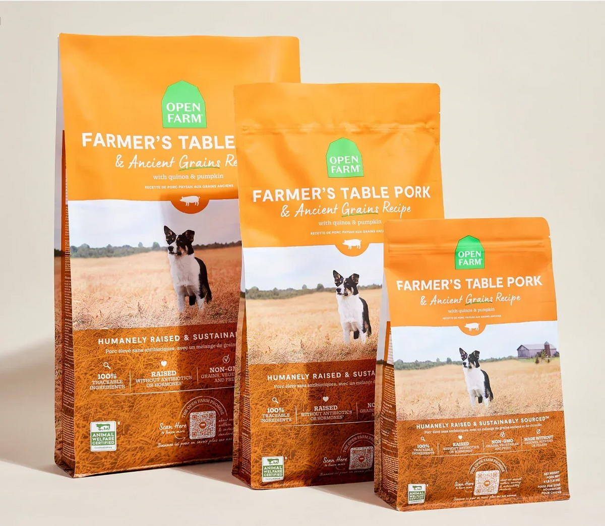 Farmer's Table Pork & Ancient Grains Dog Kibble
