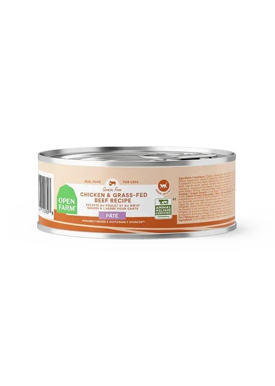 Chicken & Grass-Fed Beef Pâté for Cats