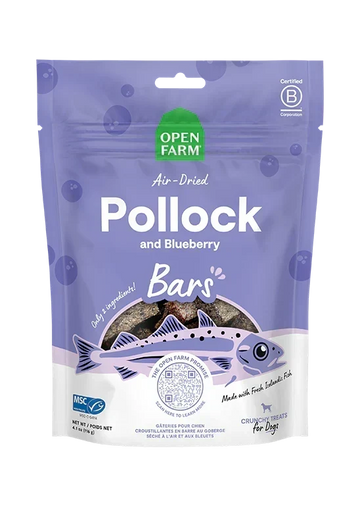 Icelandic Air-Dried Pollock & Blueberry Dog Treat Bars