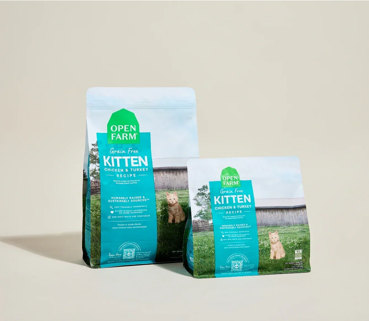 Chicken & Turkey Grain-Free Kitten Kibble
