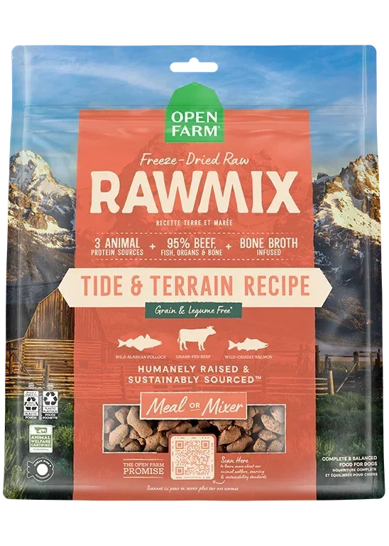 RawMix Tide & Terrain Freeze Dried Raw Morsels for Dogs