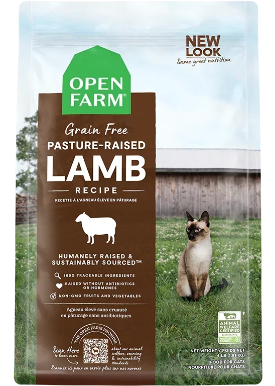 Pasture-Raised Lamb Grain-Free Cat Kibble