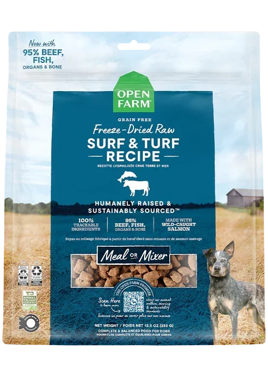 Surf & Turf Freeze Dried Raw Morsels for Dogs