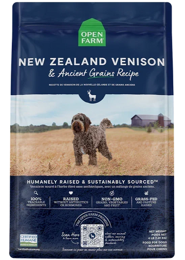 New Zealand Venison & Ancient Grains Dog Kibble