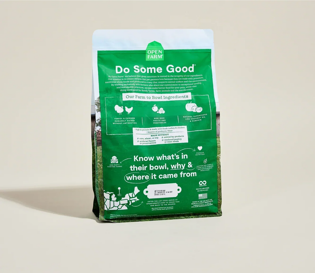 Homestead Turkey & Chicken Grain-Free Cat Kibble